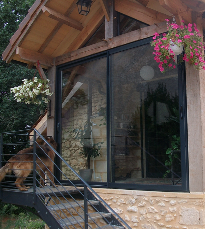 menuiserie-porte-coulissante-veranda-Dordogne